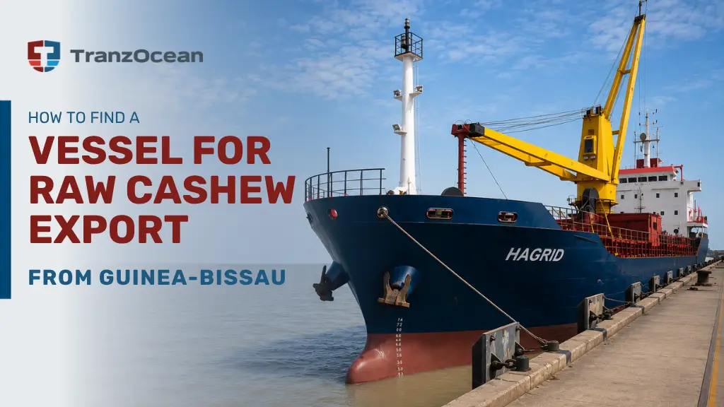 How to Find a Vessel for Raw Cashew Export from Guinea-Bissau: The Complete Exporter’s Guide